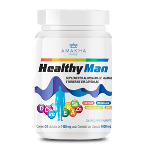 Suplemento Alimentar e Vitamina Healthy Man 30 cápsulas