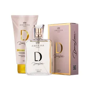 Kit Deo Colônia Feminino D 100ml + Creme Hidratante Feminino D by Denise Lemos