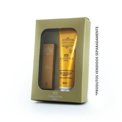 Caixa de Presente para Hidratante e Perfume de 15ml - Dourada