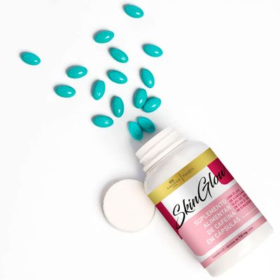 Suplemento Alimentar de Cafeína Skin Glow 60 cápsulas