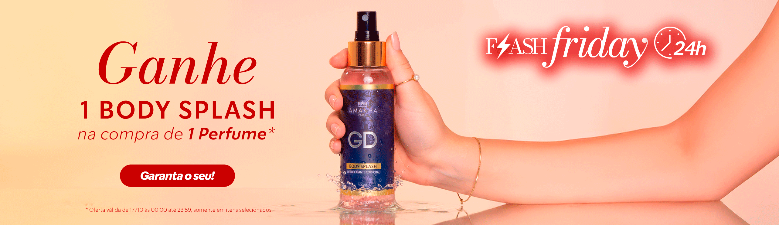 Flash Friday Amakha Paris - Ganhe 1 body splash na compra de 1 perfume